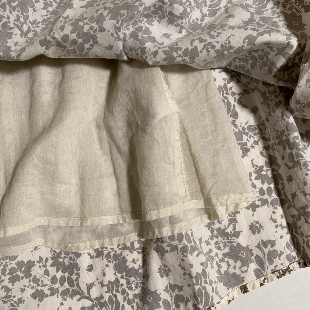 Rails Leni Cafe Floral Dress ‎ Extra Small Beige Floral Tiered Spaghetti Straps - Picture 12 of 15